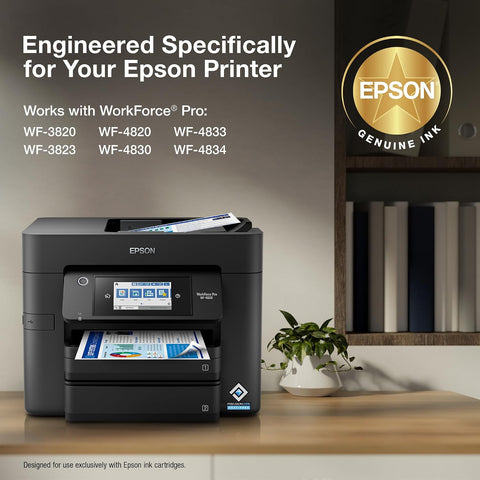 Epson 822XL Genuine High Capacity Magenta Ink Cartridge T822XL320 | Works with WorkForce Pro WF-3820 WF-3823 WF-4820 WF-4830 WF-4833 WF-4834 Printers