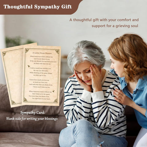 Memorial Gifts for Loss of Brother, 32" Sympathy Wind Chimes for Loss of Brother, Bereavement Gifts Loss of Brother, Loss of Brother Sympathy Gifts, Windchimes in Memory of Brother (Bronze)
