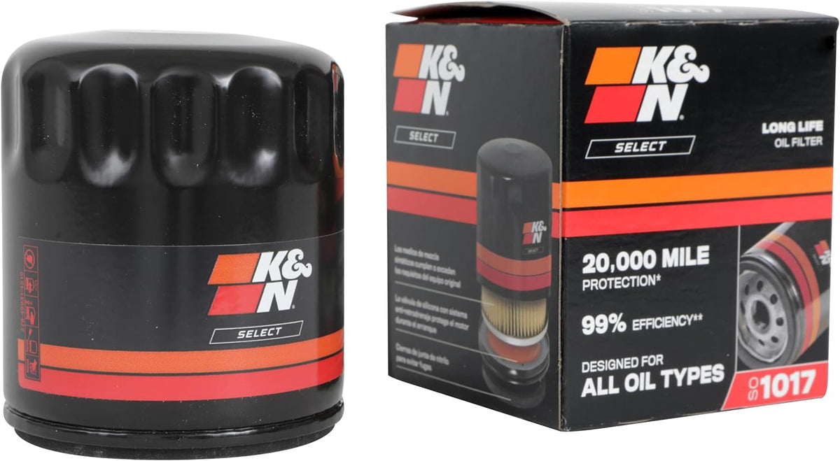 K&N Select Oil Filter: Designed to Protect your Engine, SO-1017