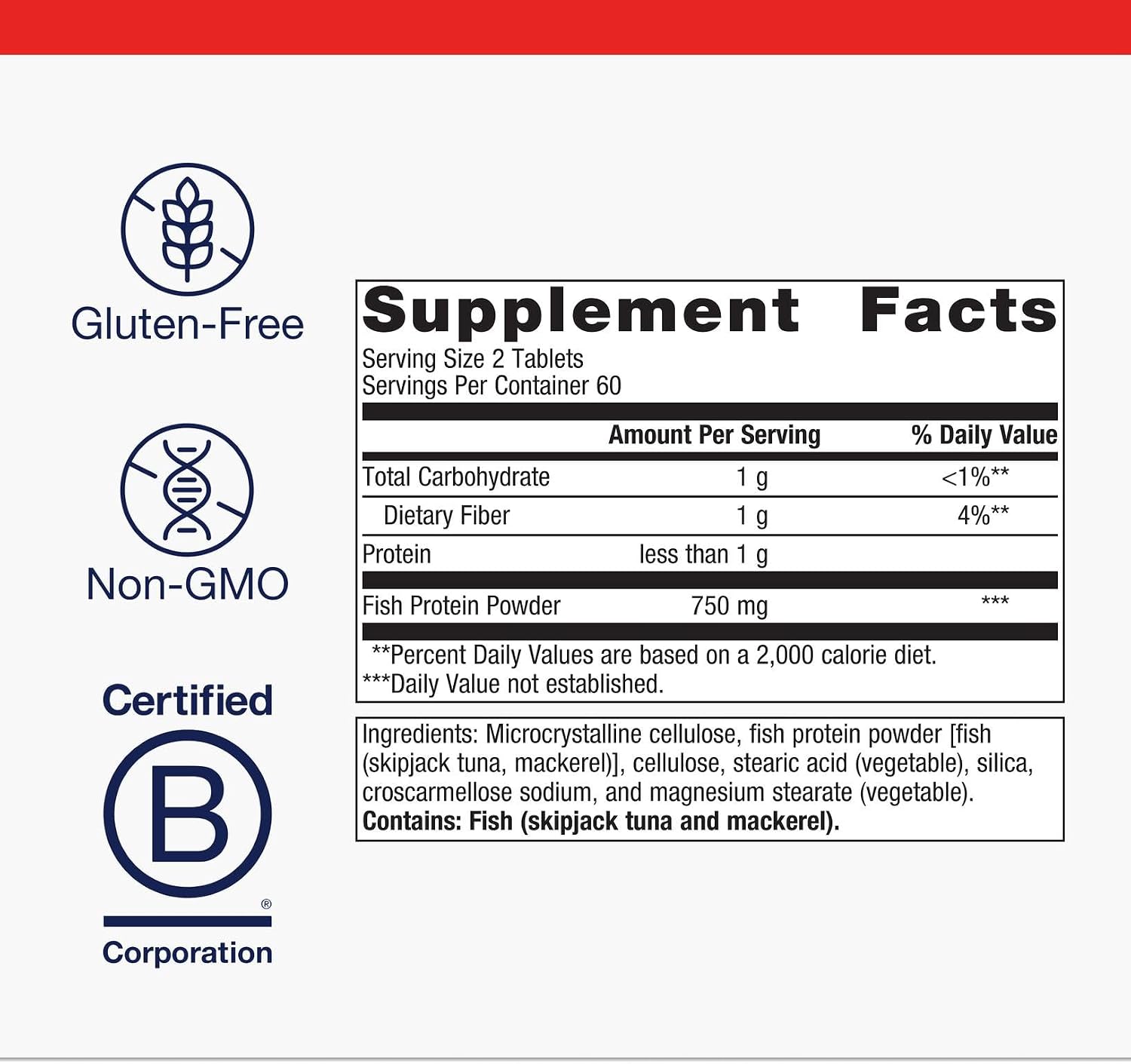 Metagenics Vasotensin Bonito Peptide Supplement, 120 Tablets