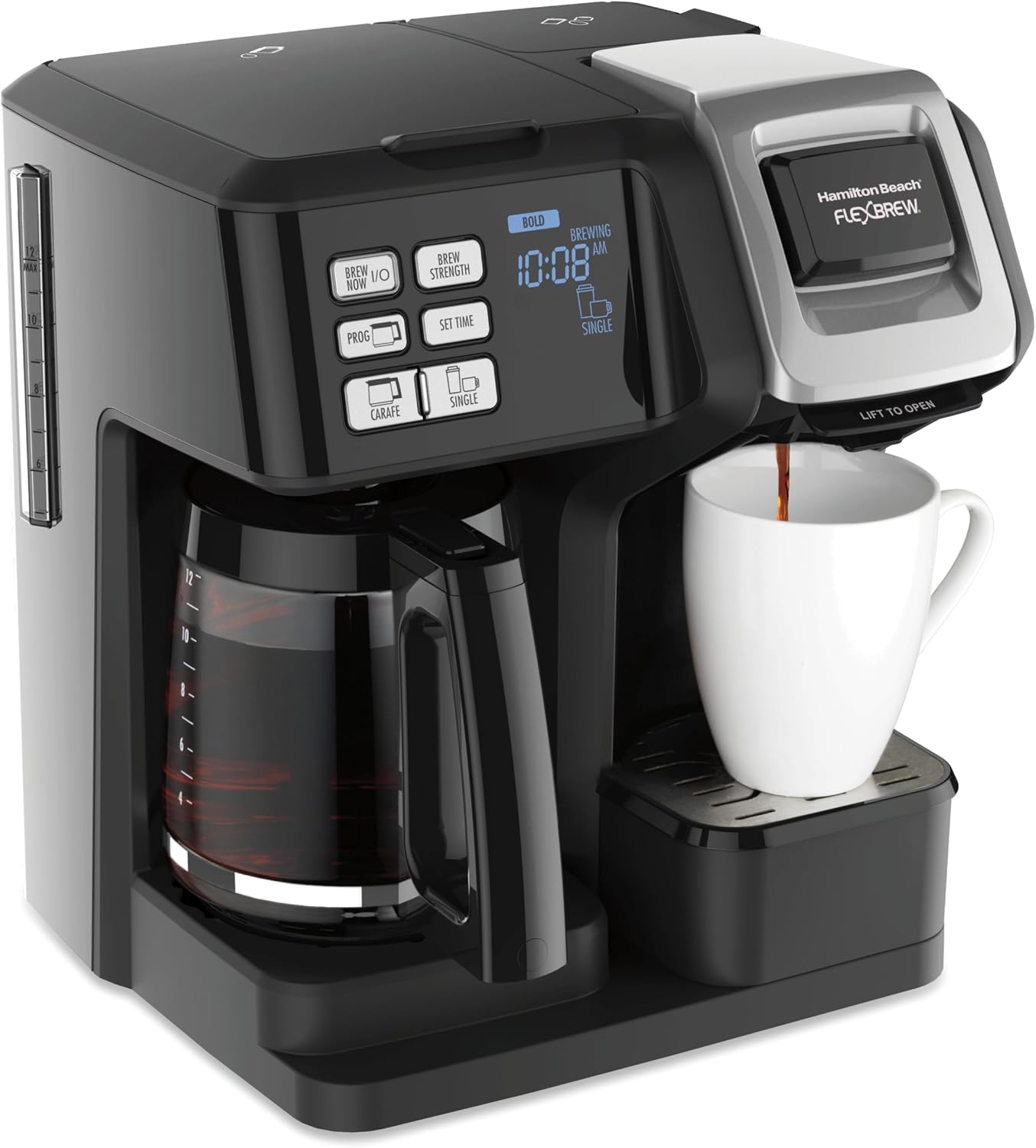 Hamilton Beach FlexBrew Trio 2-Way Drip & Single Serve Coffee Maker