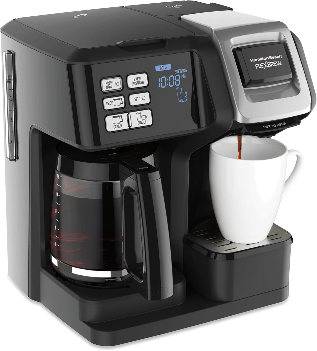 Hamilton Beach FlexBrew Trio 2-Way Drip & Single Serve Coffee Maker