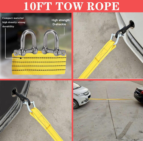 Emergency Roadside Kit for Car With Jumper Cables, Gift for New Drivers
