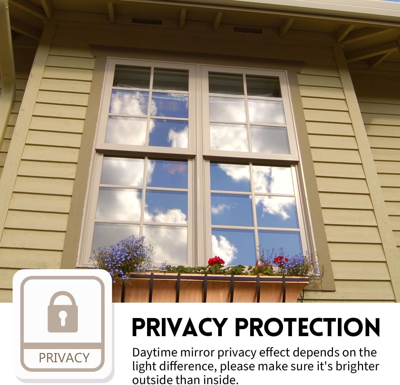 KESPEN Window Privacy Film One Way Static Cling Tint, Black, 17.5InX6.5Ft