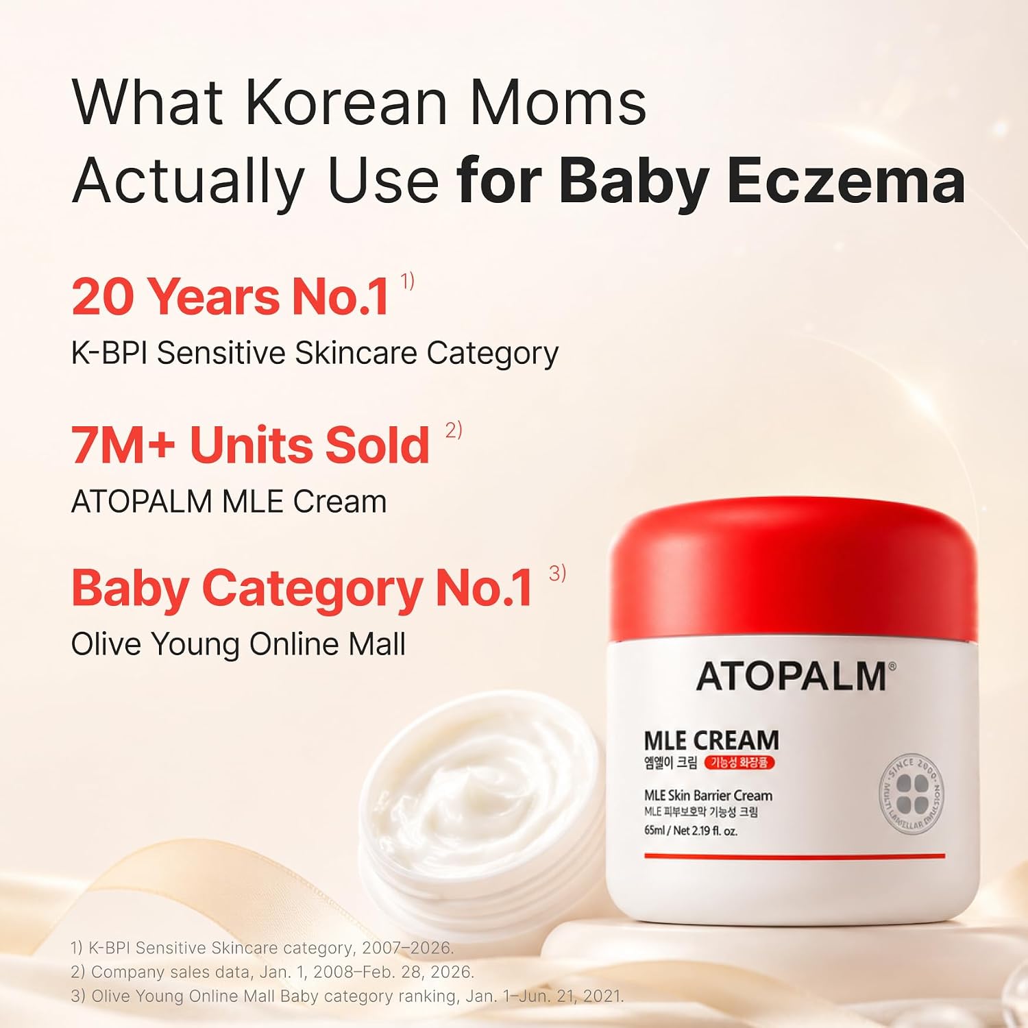 ATOPALM MLE Eczema Cream, 2.2 fl oz (65ml)