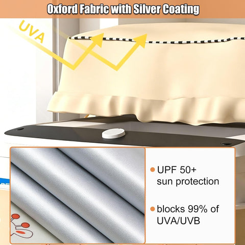 Top Load Washing Machine Cover Waterproof Washer Dryer Cover with Zipper Adjustable Buckle Outdoor Full-Automatic washer Protector Case 22x22.8x36.2inch (Cute Cat)