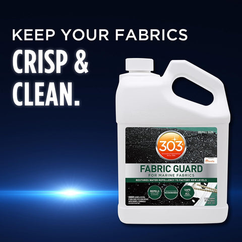 303 Marine Fabric Guard for Boat Covers & Canvas, 1 Gallon