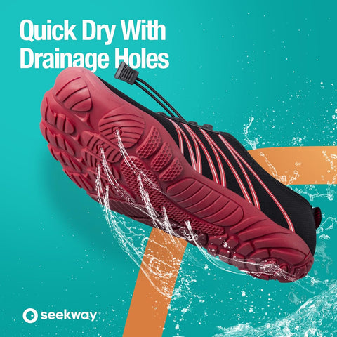 SEEKWAY Water Shoes Men Women Adult Quick-Dry Aqua Sock Barefoot for Beach Swim River Pool Lake Hiking Kayaking Surfing