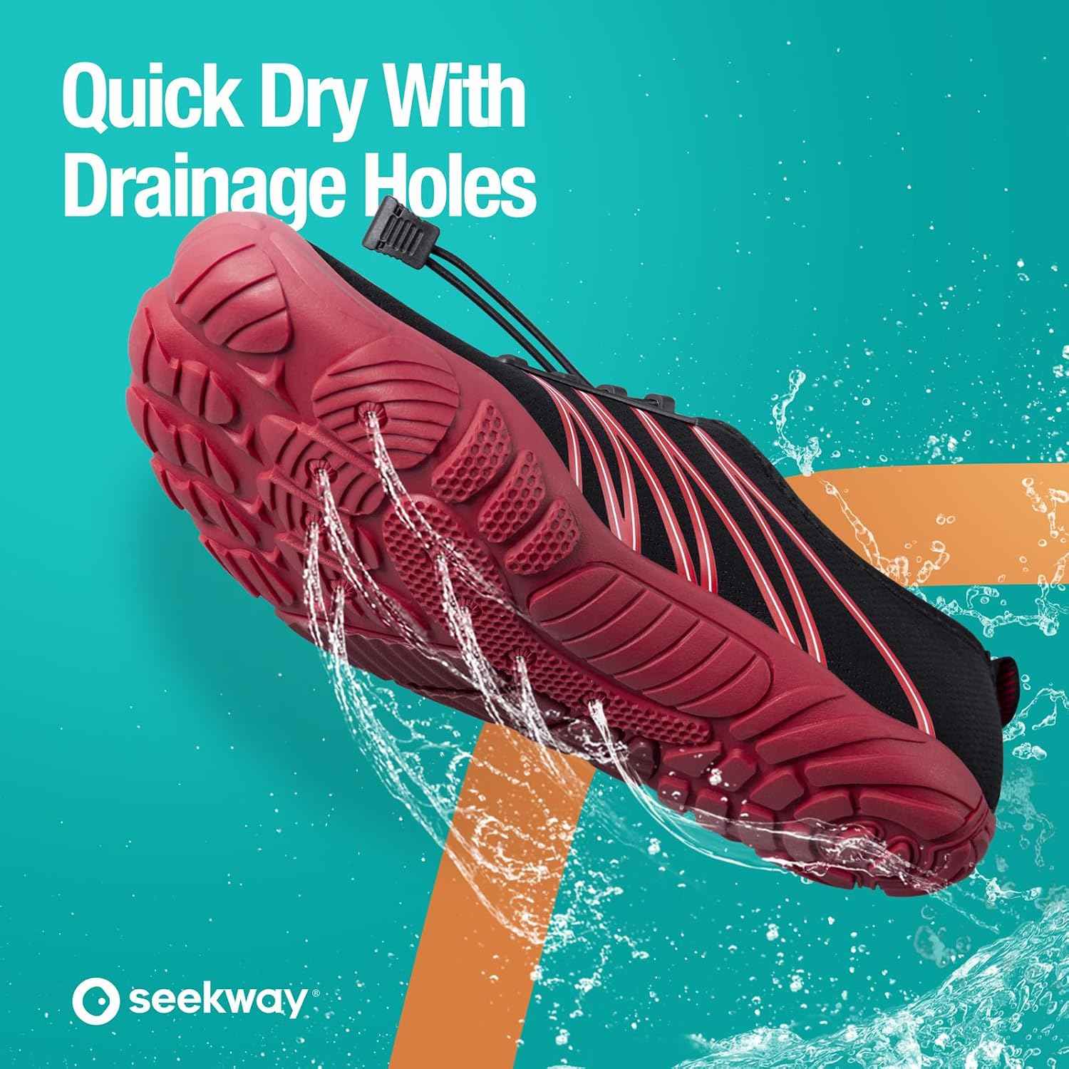 SEEKWAY Water Shoes Men Women Adult Quick-Dry Aqua Sock Barefoot for Beach Swim River Pool Lake Hiking Kayaking Surfing