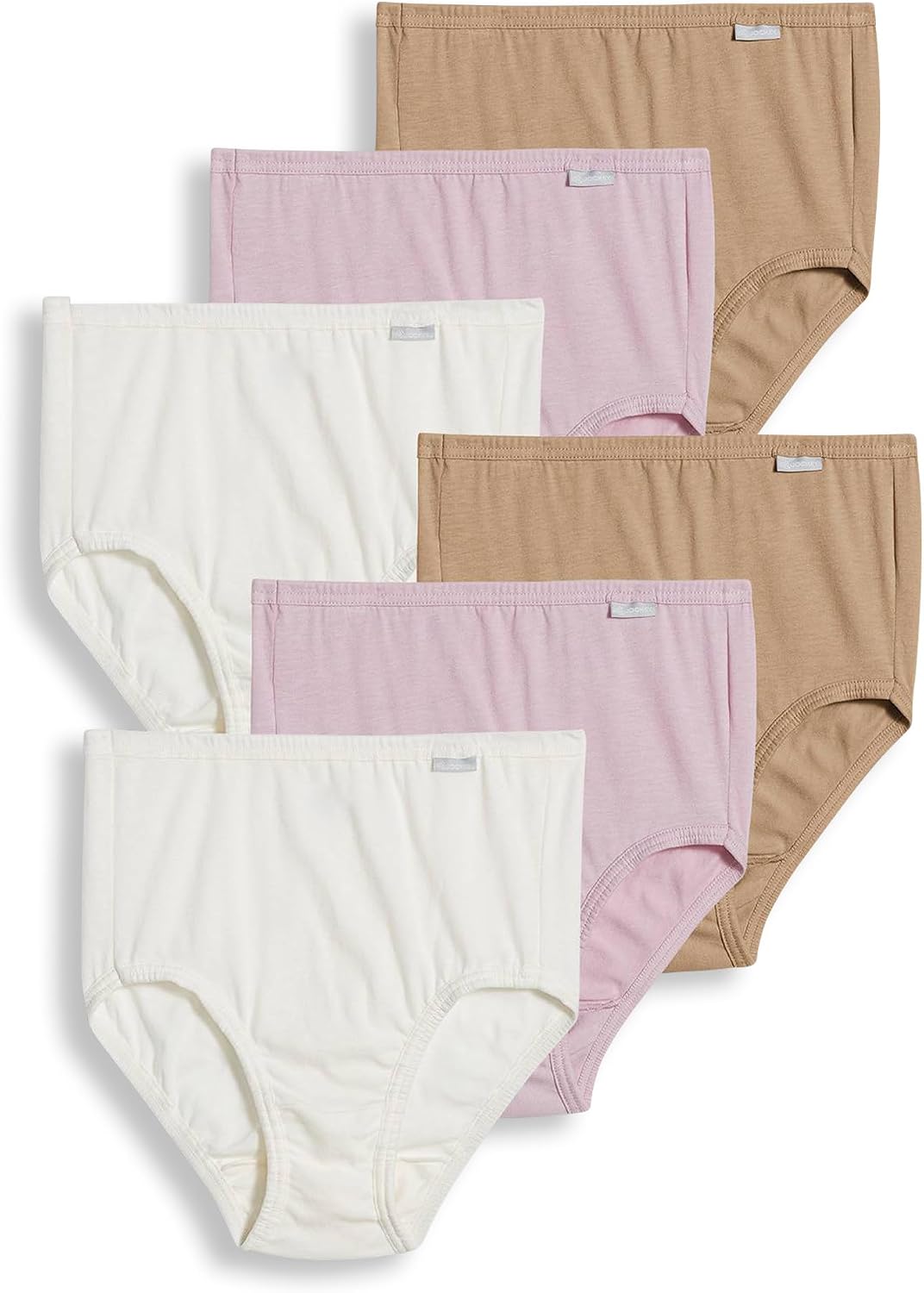 Jockey Women's Underwear 100% Cotton Elance Brief - 6 Pack