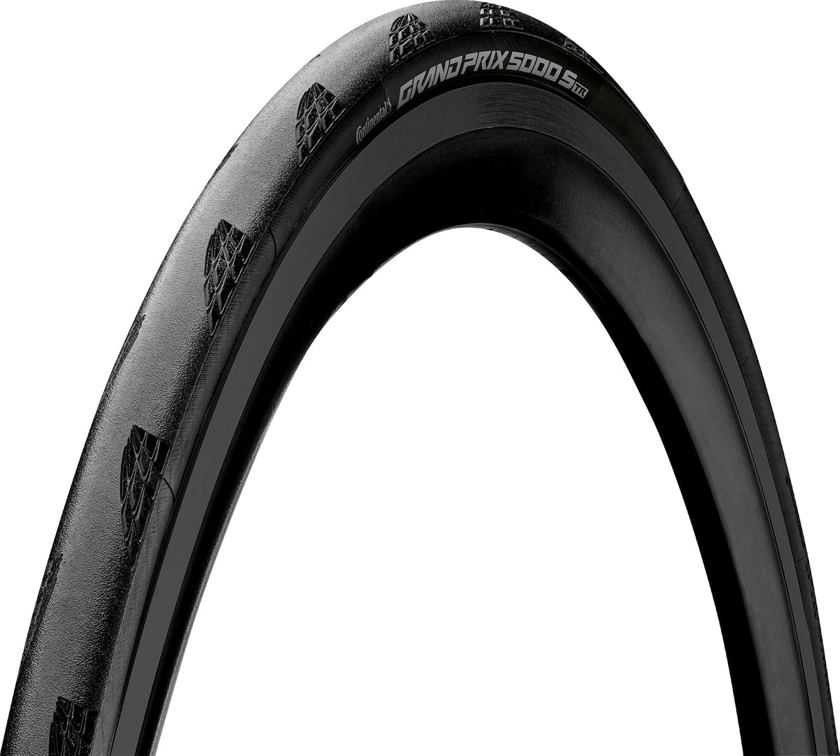 Continental Grand Prix 5000 S TR - Tubeless Road Bike Tire | Fast, Light, Durable - BlackChili, Vectran Breaker, LazerGrip, Active Comfort Technology