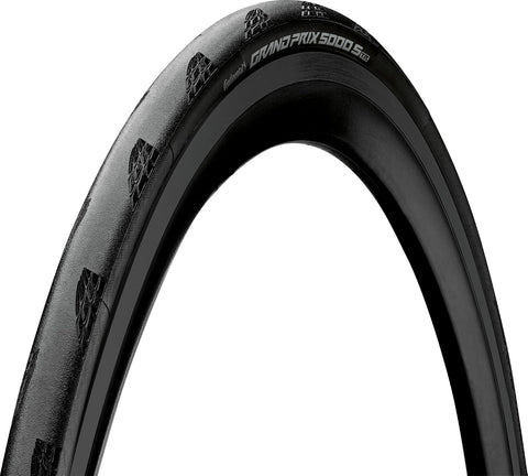 Continental Grand Prix 5000 S TR - Tubeless Road Bike Tire | Fast, Light, Durable - BlackChili, Vectran Breaker, LazerGrip, Active Comfort Technology