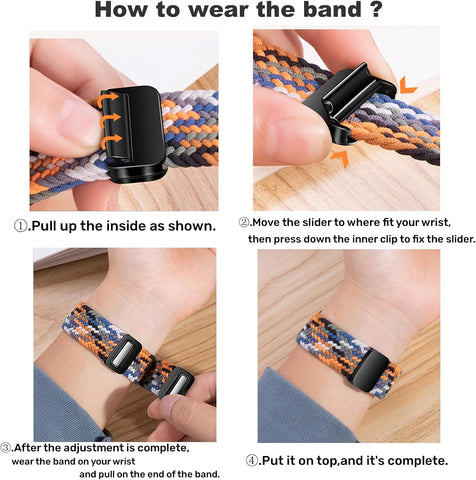 Mazoft Braided Bands With Magnetic Clasp Compatible with Apple Watch Band 38mm 40mm 41mm 42mm 44mm 45mm 46mm 49mm；Nylon Sport Loop Strap for iWatch Ultra 3 & 2 Series 11 10 9 8 7 6 SE 5 4 3 Women Men