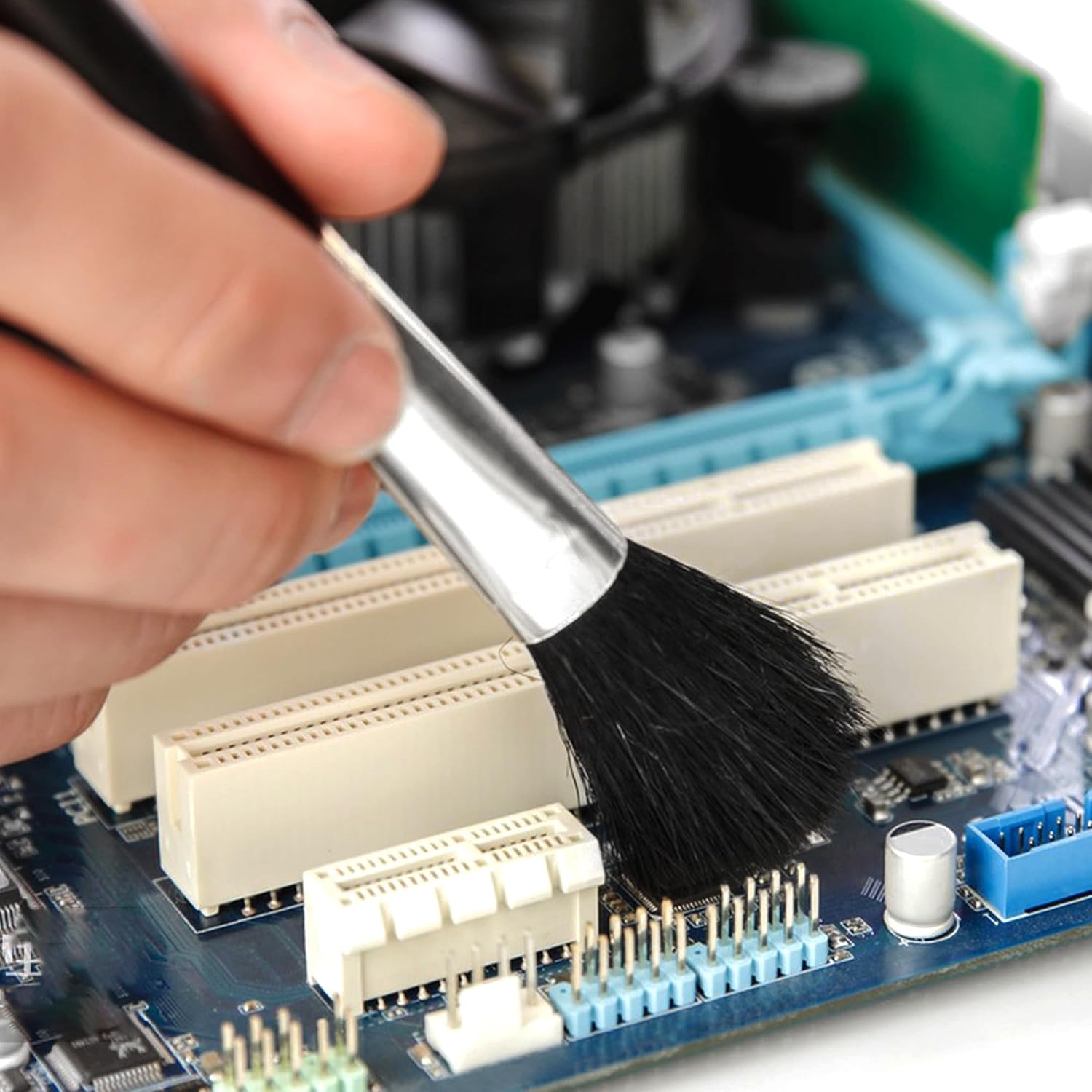 5 PCS Mini Keyboard Brushes, Anti-Static Brush for Small Spaces