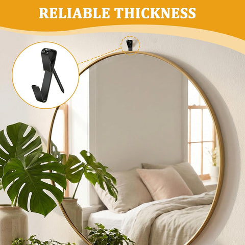 KURUI 214Pcs Picture Hanging Hooks, Renter Friendly Picture Hanging Kit with Heavy Duty Picture Hangers and Hardware Nails, for Frame, Painting, Art and Photo, on Drywall,Plaster, and Wood Wall