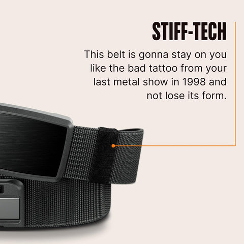 Groove Life Groove Belt Low Profile Magnetic Stretch Belt for Men