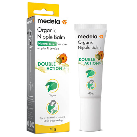 Medela Organic Nipple Cream, Soothing, For Breastfeeding & Pumping, 40g