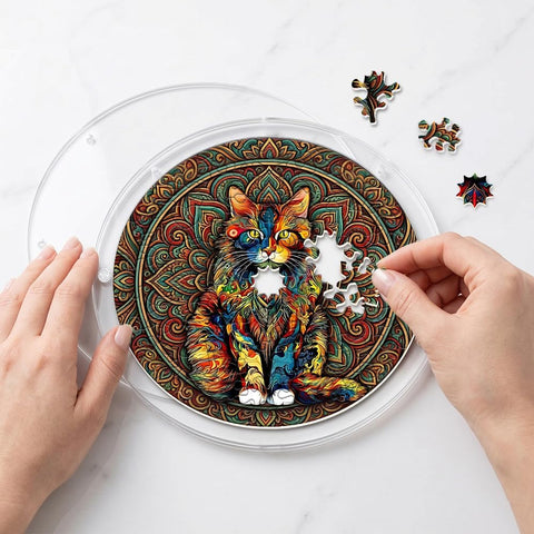 Acrylic Jigsaw Puzzle Suncatcher, Stained Glass Suncatcher Puzzle