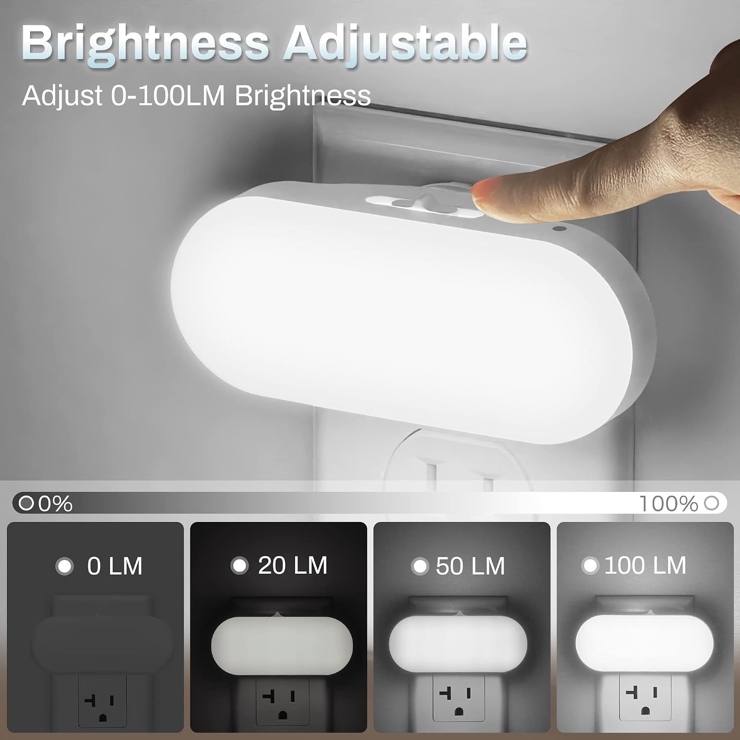 DORESshop Led Night Light,Night Lights Plug into Wall,Dusk to Dawn Sensor