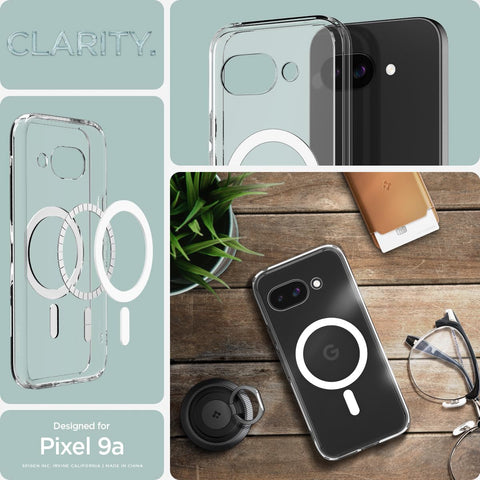 Spigen Ultra Hybrid MagFit for Pixel 9a Case, White