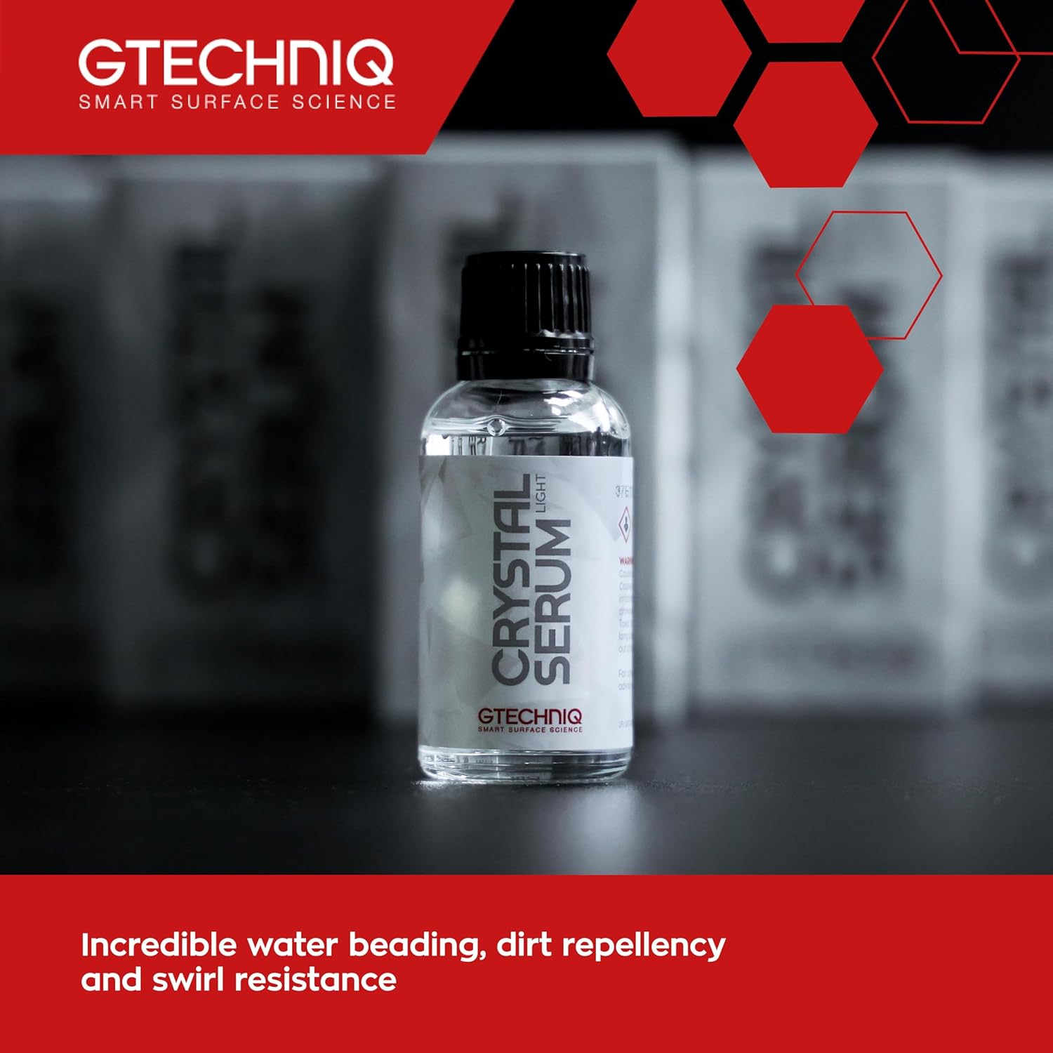Gtechniq Crystal Serum Light Ceramic Coating for Cars, 1 fl oz