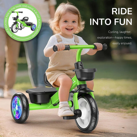 Umatoll Tricycle for Toddlers 2-5 Year Old, Birthday Gift for Boy Girl 2-4
