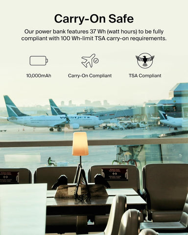 Belkin 10K 23W Portable Charger Power Bank, Integrated USB C and LTG Cables