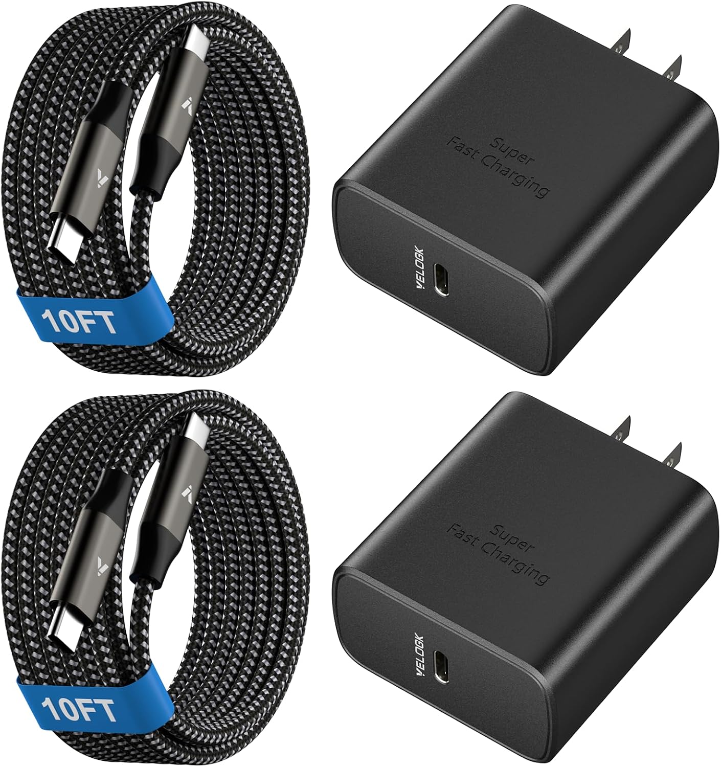 45W Super Fast Charger USB C, Type-C Android Phone Charger Fast Charging