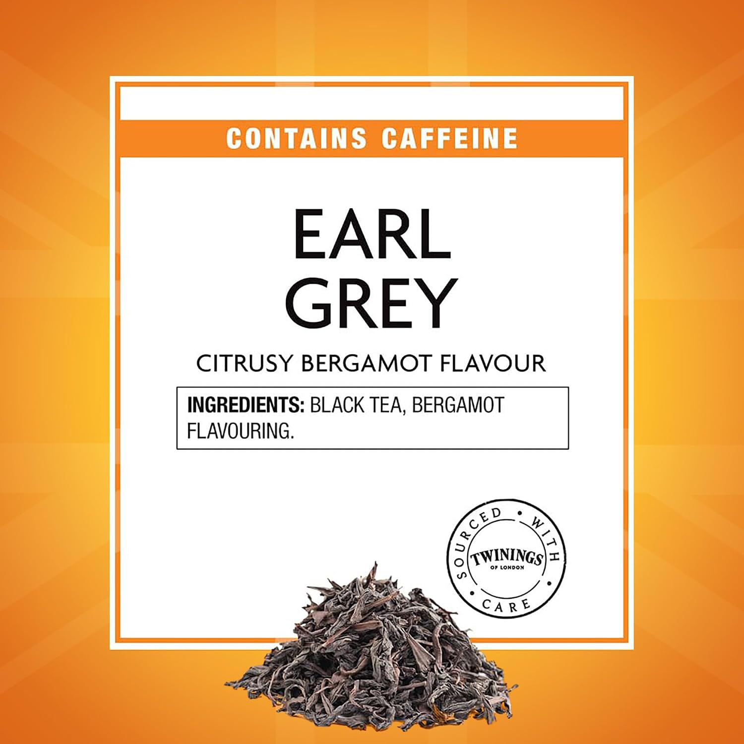 Twinings Earl Grey Loose Leaf Black Tea with Bergamot, 3.53 oz Tin (6 Pack)