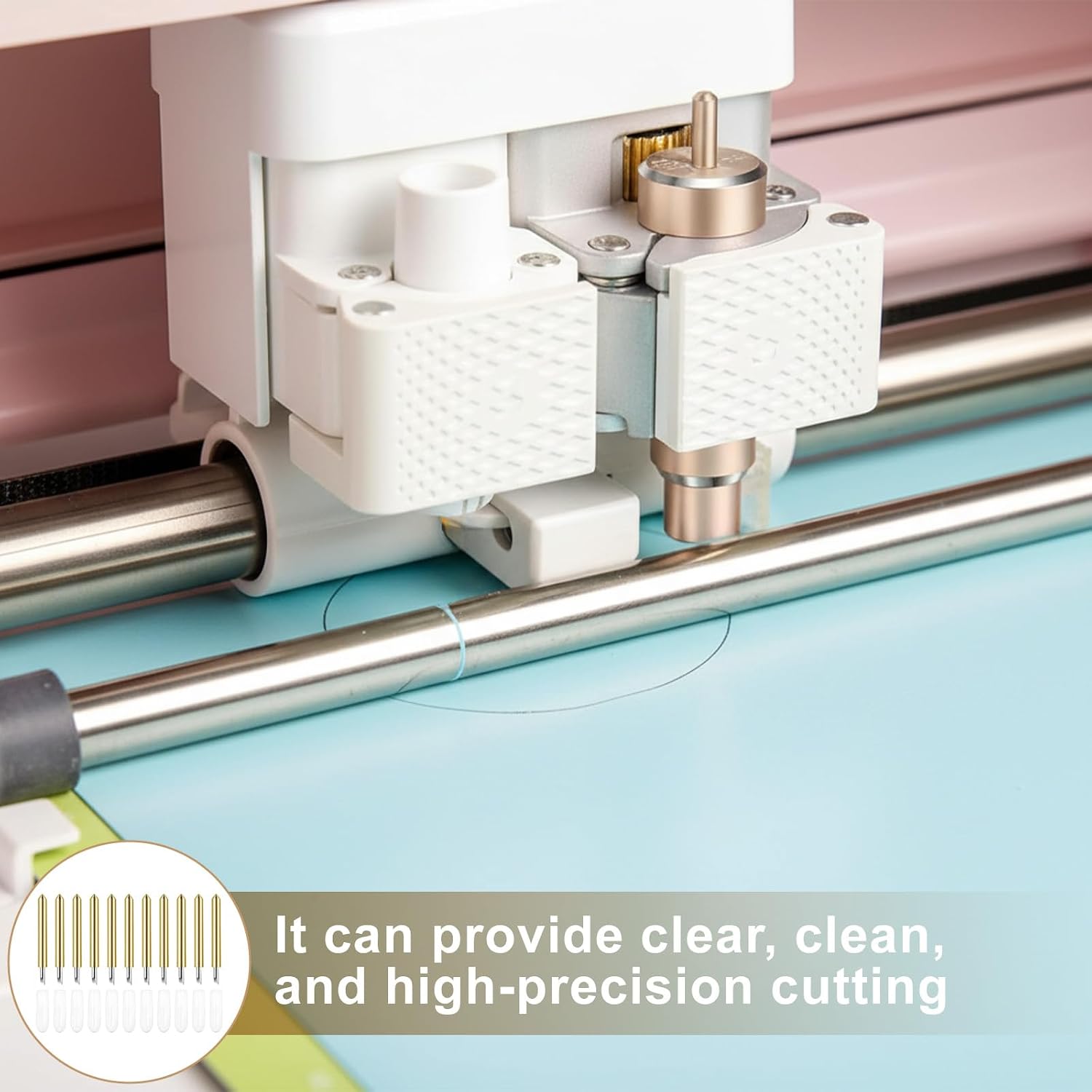 10-Pack Fine Point Blades for Cricut Maker & Explore