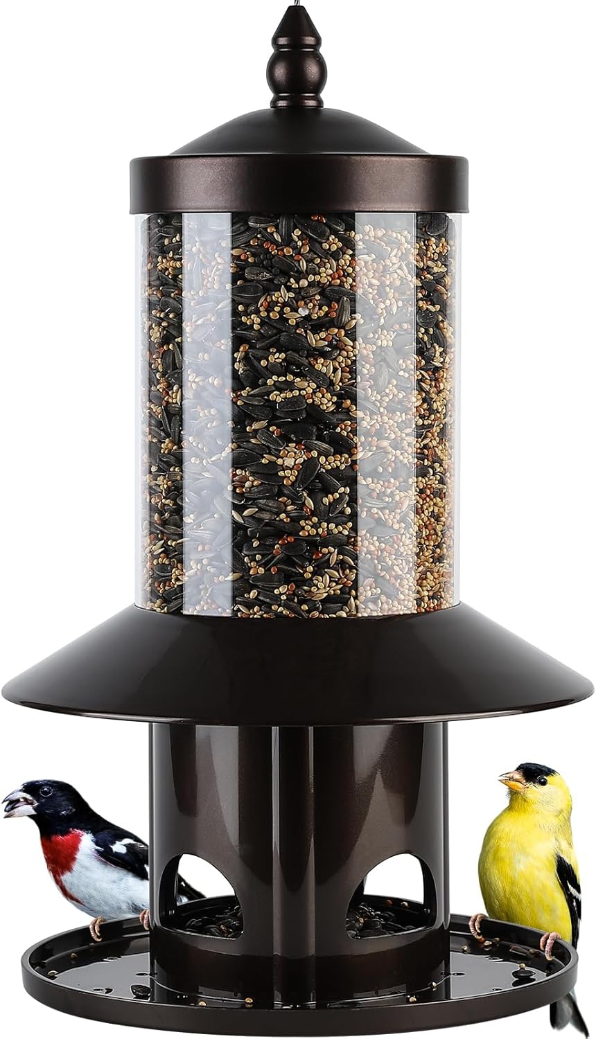 Squirrel-Proof Bird Feeder for Outdoor Wild Bird