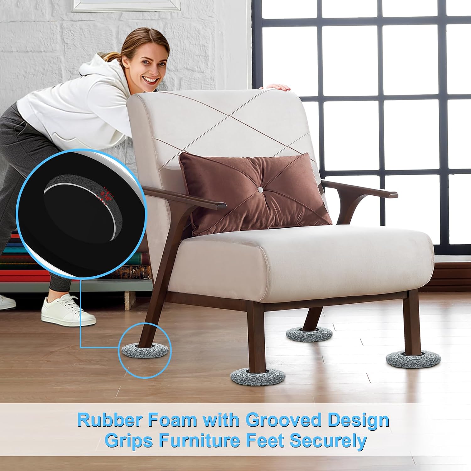 New Upgrade Furniture Movers Sliders: Multi-Surface Furniture Sliders