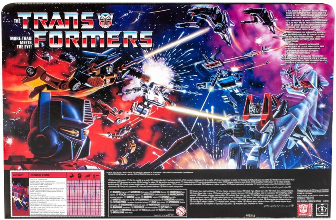 Transformers 6-Inch Retro G1 Optimus Prime Action Figure