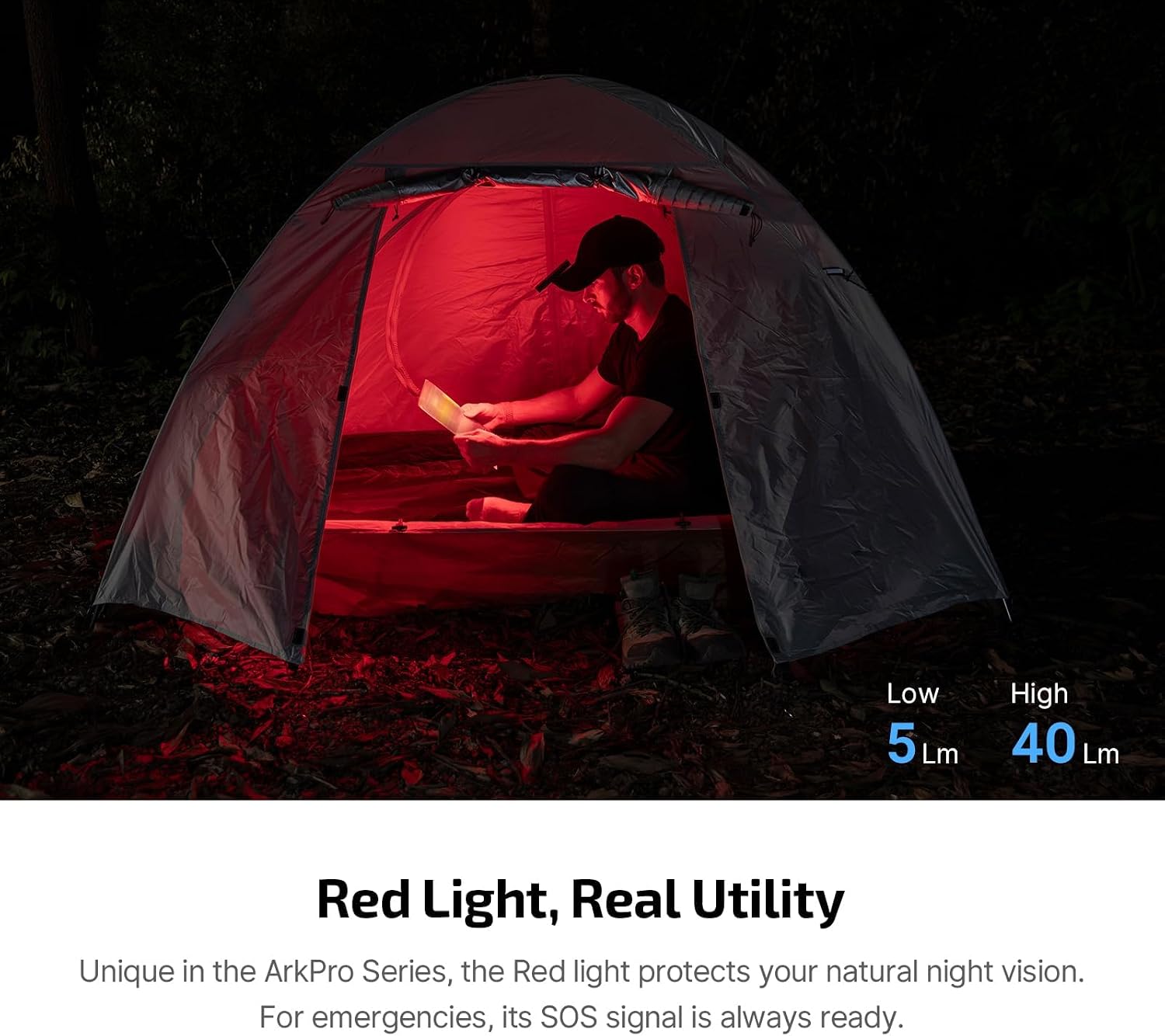 OLIGHT ArkPro Lite EDC Pocket Flashlight Rechargeable with UV Light, Orange