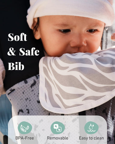 MOMTORY Safety-Certified 6-in-1 Baby Carrier Newborn to Toddler, Black