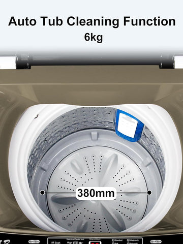 Full-Automatic Washing Machine 17.7 lbs Small Compact Portable Washer Gold