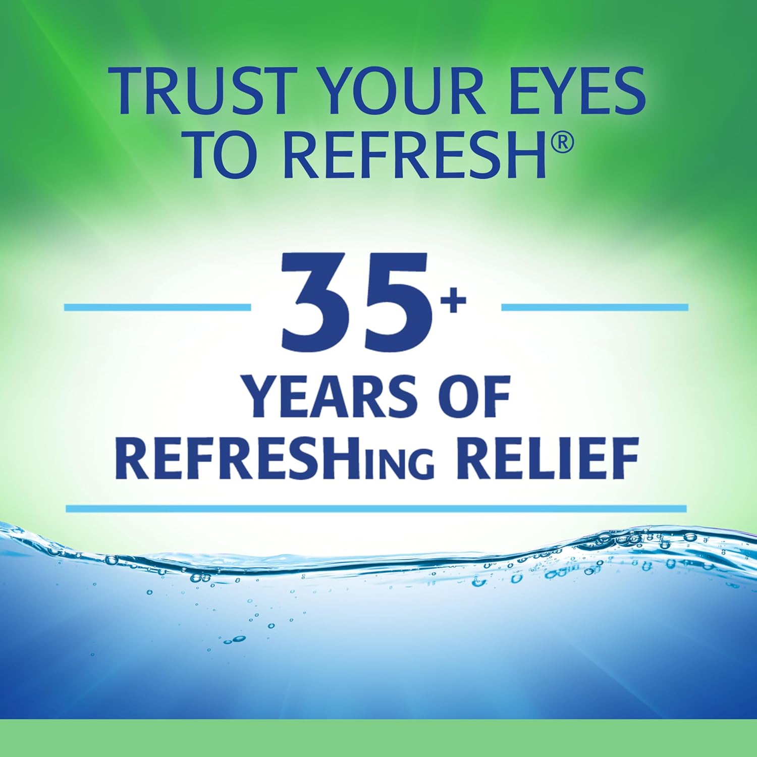 REFRESH PLUS Lubricant Eye Drops Preservative-Free Artificial Tears, 0.01 fl oz (0.4 mL), 70 Single-Use Containers