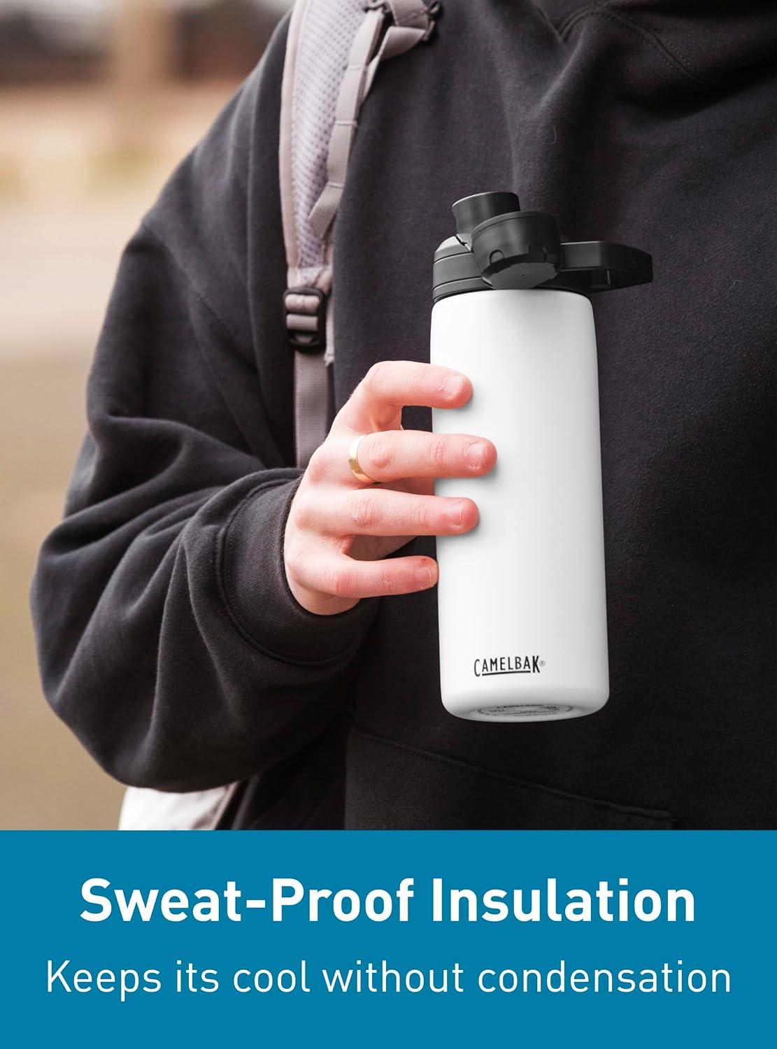 CamelBak Chute Mag Vacuum Insulated Stainless Steel Water Bottle, Magnetic Leak‑Resistant Cap for Everyday Hydration