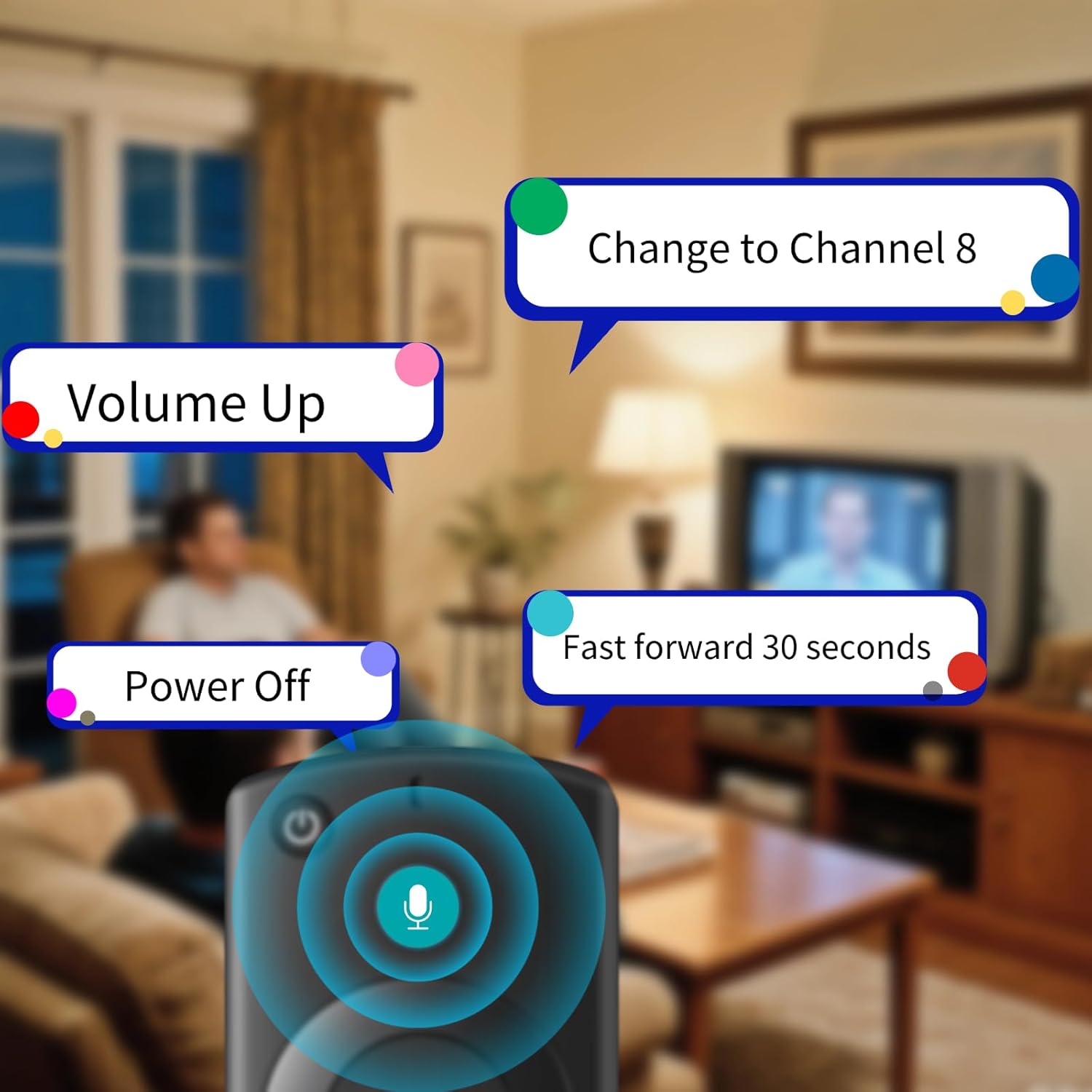 Replacement Voice Remote for Fire Stick, TV Cube, Amazon Fire Smart TV