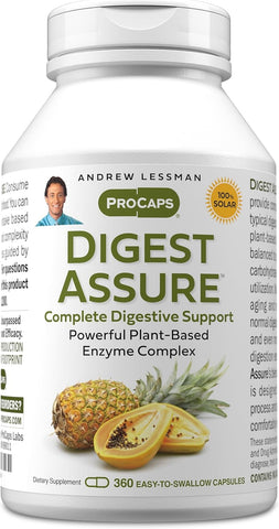 ANDREW LESSMAN ProCaps Digest Assure Digestive Enzymes, 360 Capsules