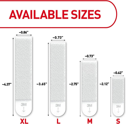 Command Large (15 lb) Picture Hanging Strips, 20 Pairs (40 Strips)