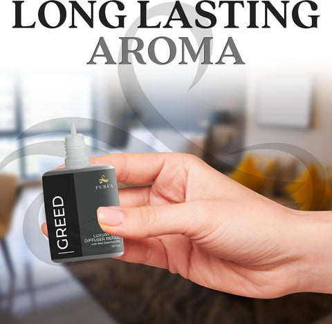 Car Air Freshener for Men - Greed Inspired Perfume Diffuser by Perfa