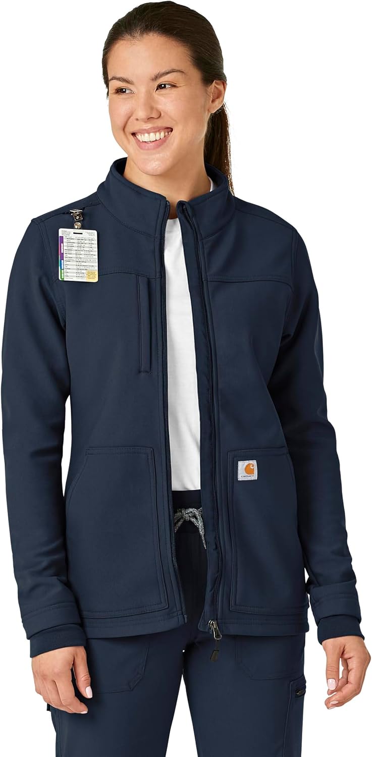 Carhartt Scrubs C81023 Women's Rugged Flex® Modern Fit Bonded Fleece Ja