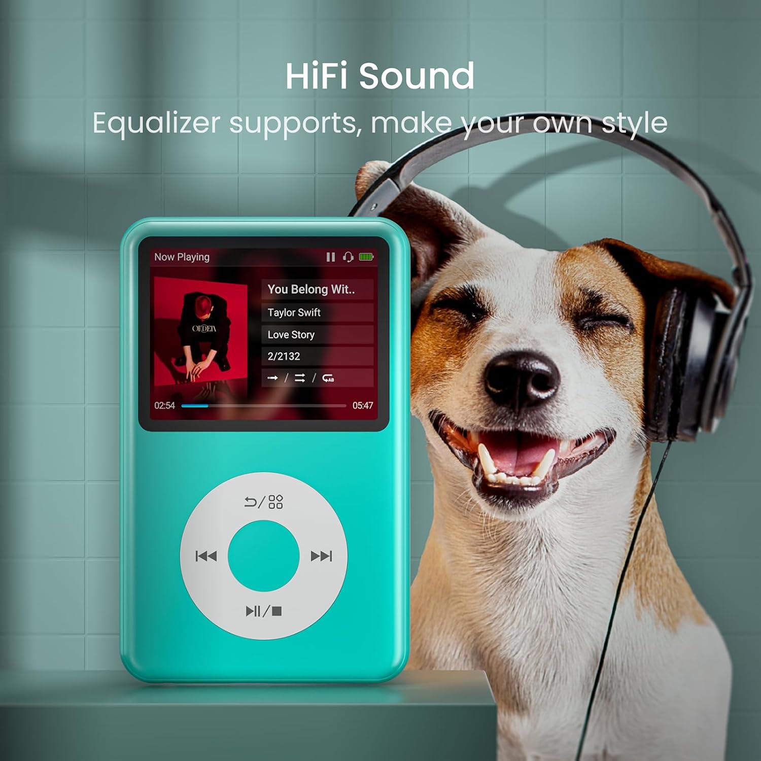 MP3 Player with Bluetooth Y1 64GB Video EBOOK Green