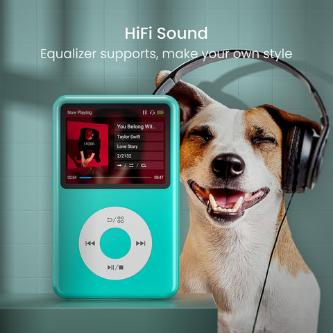 MP3 Player with Bluetooth Y1 64GB Video EBOOK Green