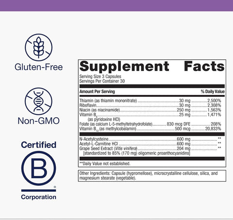 Metagenics Ceralin Forte Brain Health Supplement, 90 Capsules