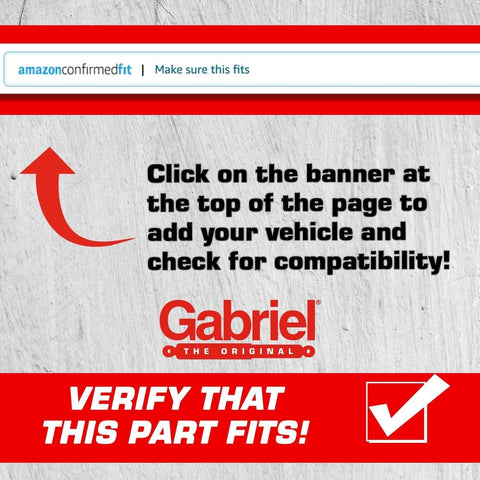 Gabriel G63355 Ultra Truck Front Shock Absorbers for Chevrolet; GMC; Chalmers; Panel, Pickup, Suburban, Cab & Chassis, Van (1 Pack)