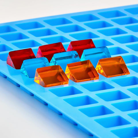 JOERSH Square Candy Molds, 252 Cavities, 2Pcs