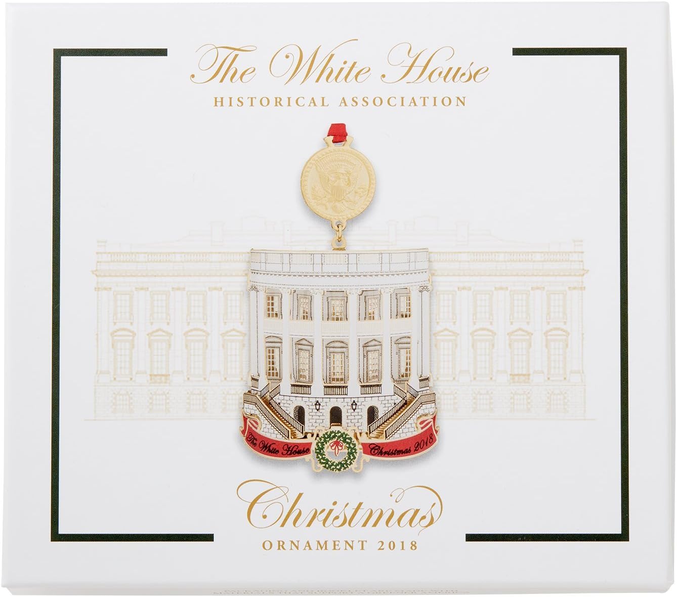 Official 2018 White House Christmas Ornament