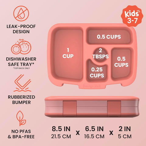 Bentgo Kids Bento-Style 5-Compartment Leak-Proof Lunch Box